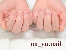ナユネイル(na_yu.nail)/自爪風クリアネイル 100/100