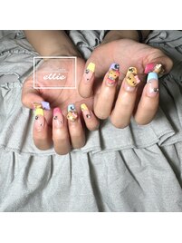 持ち込みネイル ハローキティ