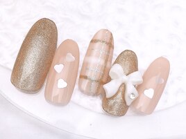 チェックネイル¥7980