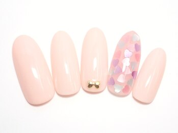 ワンネイル(ONE NAIL)/＃ガーリー＃ハートホロ