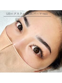 エトラ 渋谷(etora)/LEDエクステ＋毛流れパーマ＋WAX