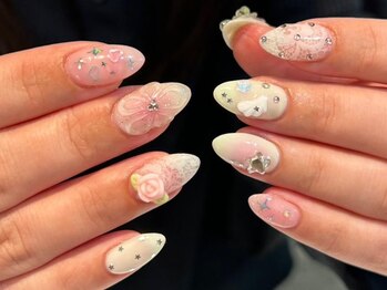 シェリーラメール 池袋店(cherie la mer)/ピンクネイル