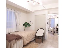 ピエル 北千住店(PIEL)の雰囲気（個室と半個室の２タイプになっており、解放して同時施術も可能！）