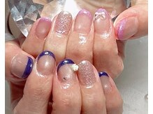 ジェー エス シー ネイル(J.S.C.nail)/フレンチネイル/上品/大人ネイル
