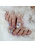 新規様限定【YUKA】フット◆90分アートやり放題ネイル￥11000→→￥9900