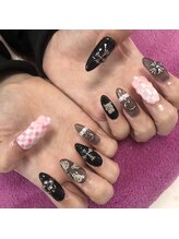 ネイルサロン パピリオ(Nail Salon papilio)/ブラックネイル♪