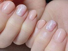 ゴージャス ネイル アンド スクール(Gorgeous)/8本ワンカラー2本アート