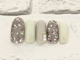 シースルー押し花
