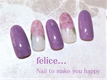 ネイルサロン フェリーチェ 東川口店(Felice)/【定額ネイル】￥7750