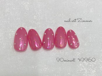 ネイルアート ジマー/90minartコース¥9960