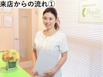 ラプリ 広島八丁堀店(Raplit)/ご来店からの流れ1#美鼻小顔整体