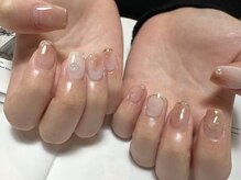 デューネイルスタジオ(dew nail studio)/コーラルピンクニュアンス