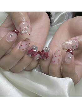 ミュウ(myw)/ヌーディー× red ガーリー