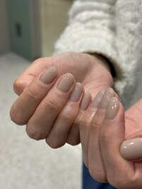 グレージュ冬イチオシワンカラー