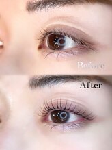 ネイルアンドアイラッシュ ミミリィ(Nail & Eyelash mimily)/まつ毛パーマbefore/after