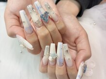 ミエルドビジューネイル(Miel de Bijou NAIL)/スカルプ/ロングネイル/長さ出し