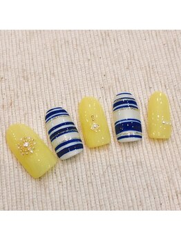 ピンキー(PINKY)/ボーダーネイル