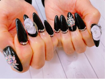 アイル ビューティーサロン(Airu Beauty Salon)/薔薇3dネイル♪