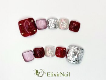 エリクサーネイル 池袋(Elixir Nail)/フット やり放題/クーポン使用