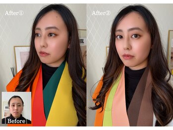 シャルリス(CHALELISS)の写真/【パーソナルカラー/骨格/顔タイプ診断】似合うを知り自分だけの魅力を新発見☆内面まで明るくなった方も