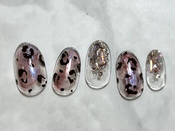ネイルブレイク リリア(Nail Break lilia)/【初回オフ無料】ヒョウ柄ネイル