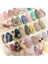 ネイルックバイナチュレルーム(Nailook by Nature Room)/ワンカラーに1本アート