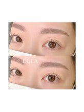 エラ(ELLA)/まつげパーマ+眉ワックス