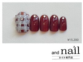 チェックネイル ¥13200