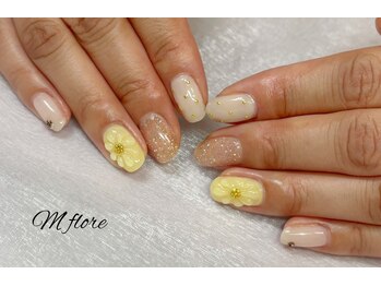 エムフローレ(M flore)/ぷっくりフラワー