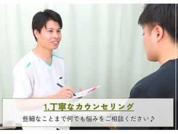 門仲はりきゅう整骨院/「1」丁寧なカウンセリング