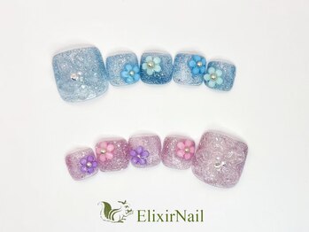 エリクサーネイル 池袋(Elixir Nail)/フット やり放題/クーポン使用