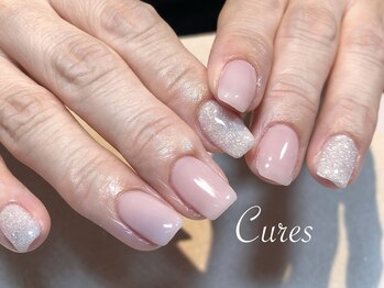 大人ナチュラルピンクネイル