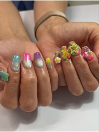 カラフルネイル