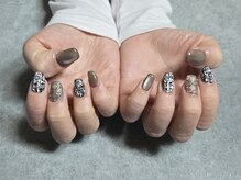 アマダネイル(amadanail)/ツイード×キルティング