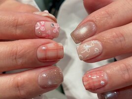 チェックネイル