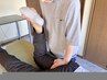 お気軽に50分【腰痛/足首のむくみ血行不良】全身もみほぐし+整体50分7000円→