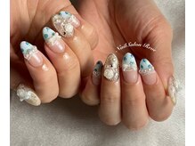 ネイルサロン レーヴ(Reve)/薔薇ネイル