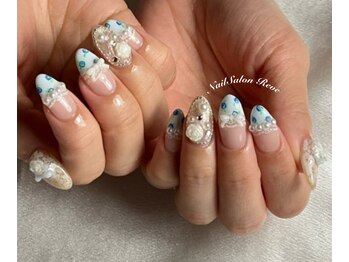 ネイルサロン レーヴ(Reve)/薔薇ネイル