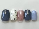 夏ネイビーゴールド¥7550