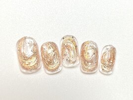 ブロンズニュアンスネイル
