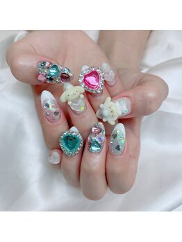 3Dキャラクターネイル