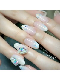 ホワイトグラデ