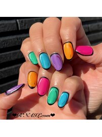 Instagramで話題コミックネイル