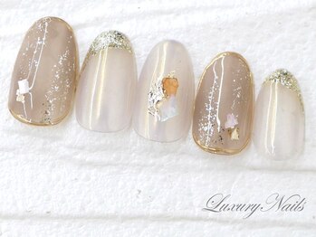 ラグジュアリーネイルズ アカバネ(Luxury Nails Akabane)/ニュアンス*オーロラネイル