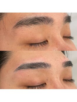 ラカ 長野駅前本店(LaKa)/メンズ眉毛waxデザイン