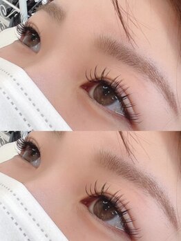 エレーナ(ELENA)の写真/密度たっぷりな目元もナチュラルな束感も◎目元の印象が自由自在に変えられるマツエクで魅力的な目元に♪