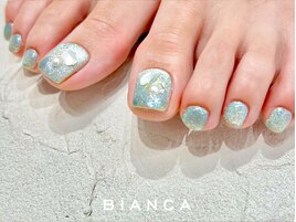 ビジューネイル/¥7500