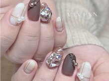 ヴィヴィアン ネイル(Vivian nail)/ストーン　パール