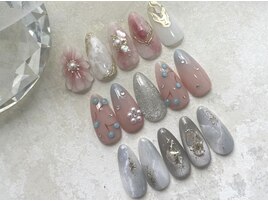 ニュアンス/韓国ネイル/ワンホン