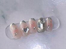 ネイルアイラッシュ アールエビス(R EBISU)/チークガラスフレンチ